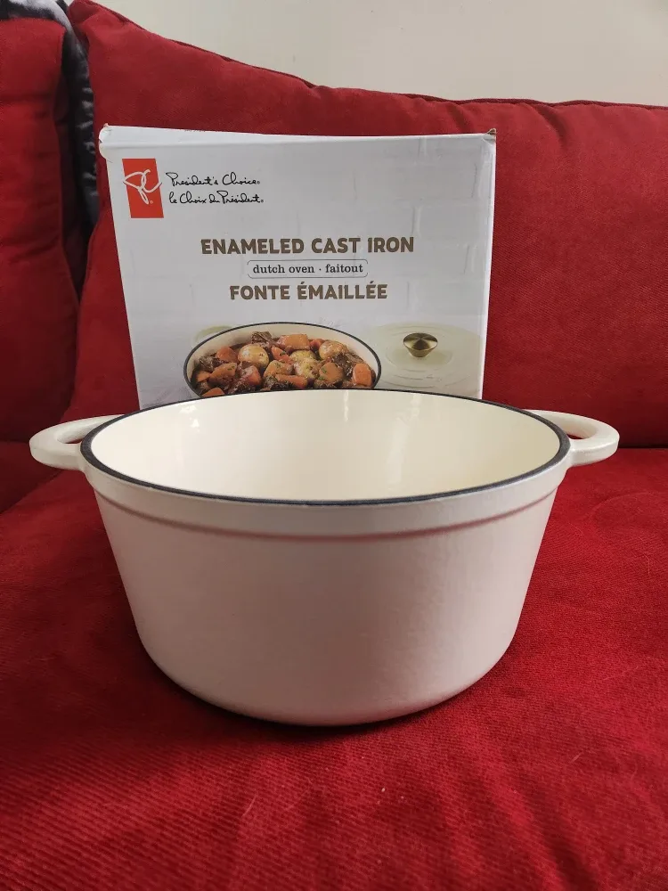 NEW DUTCH OVEN 5 QT ENAMELED CAST IRON image indicator(3)