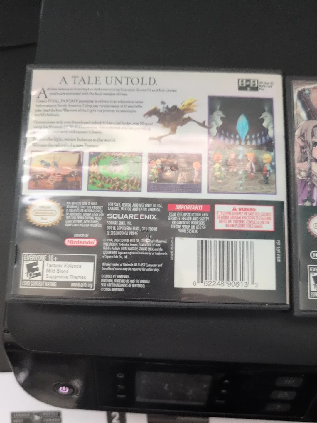 Case &Manual Only  NDS Games: DQIX, FFIII, Radiant Historia image indicator(5)