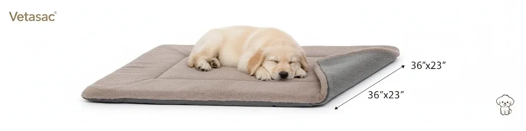 Vetasac Pet Bed Mat - Khaki, 36"x23" - New in Package!