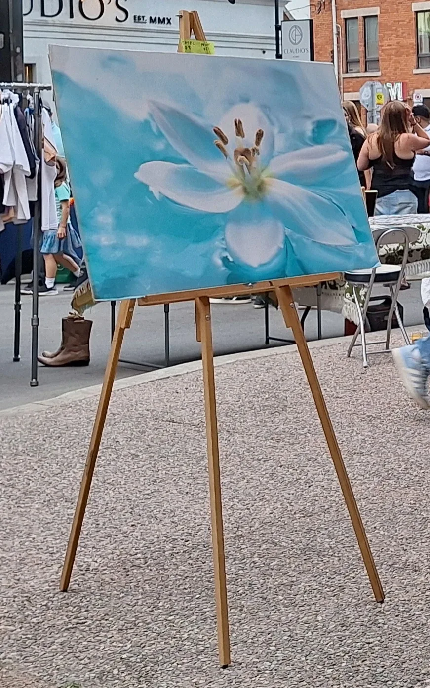 Wooden Folding Easel (for Kit Cat Club rescue) #ThriftyPicks image indicator(6)