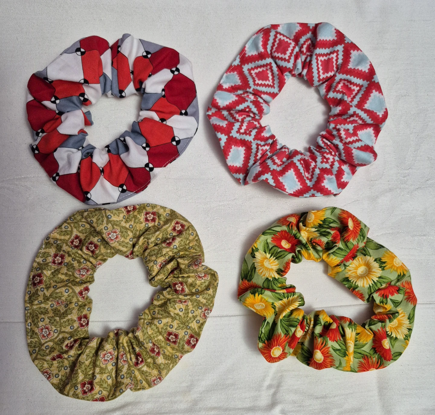 Handmade Fabric Scrunchies - $4 ea or 2 for $6 - photo 5