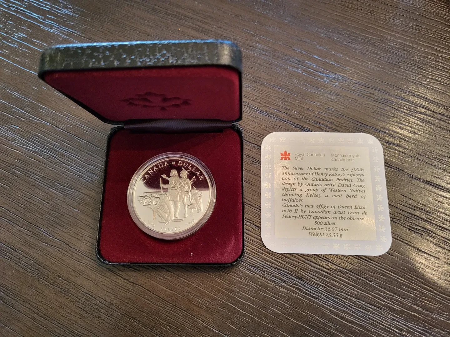 1990 Canada Dollar - Henry Kelsey 300th Anniversary