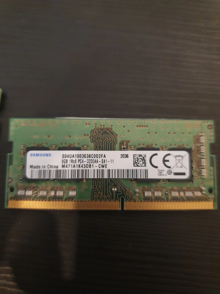 pair Samsung 8GB DDR4 RAM 3200MHz (2x8)