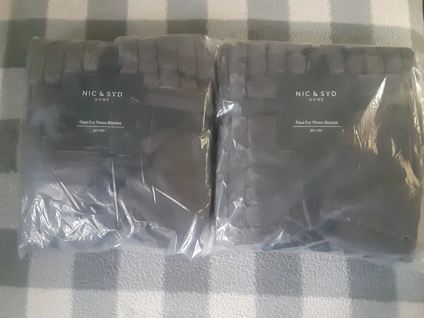 NIC & SYD Home Faux Fur Throw Blanket 50x60 image indicator(7)