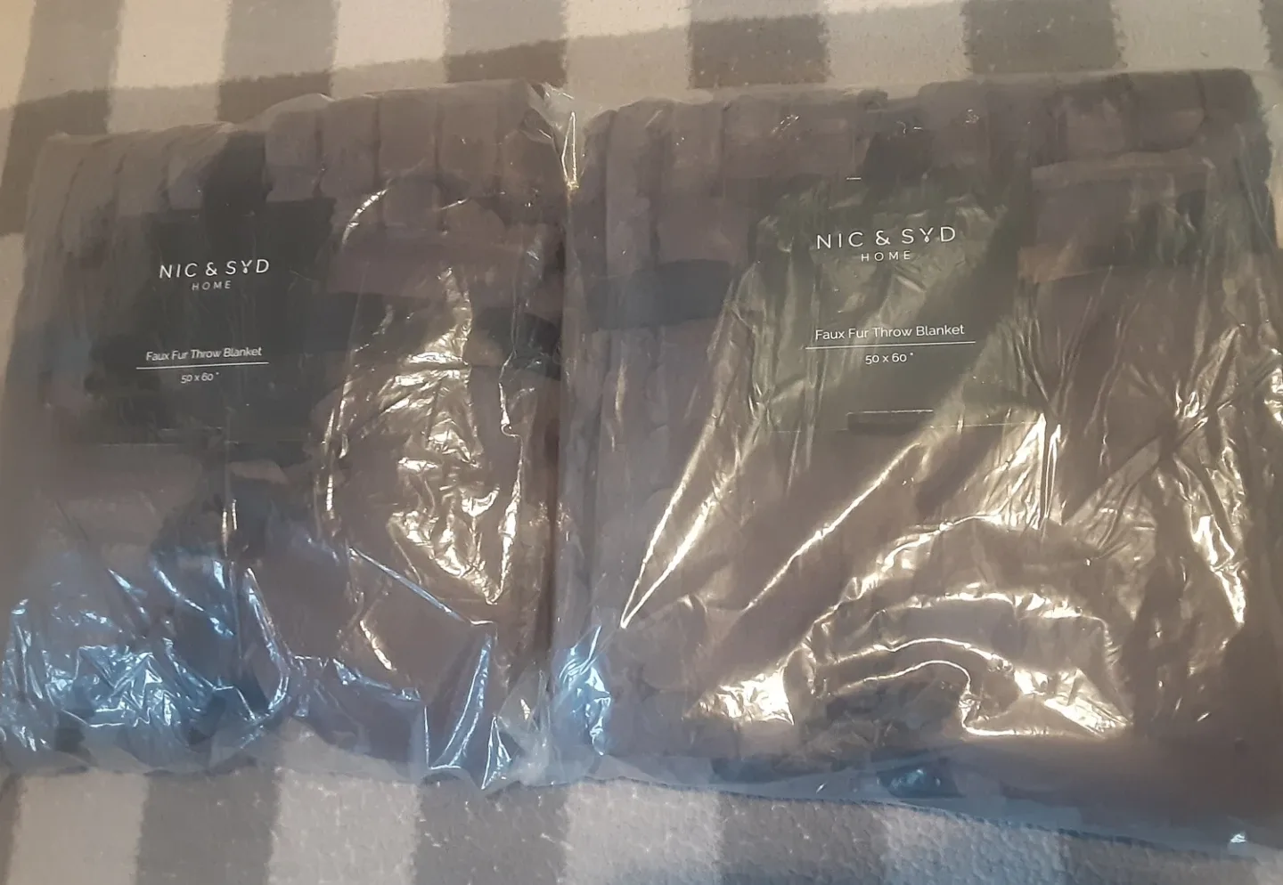 NIC & SYD Home Faux Fur Throw Blanket 50x60 image indicator(9)