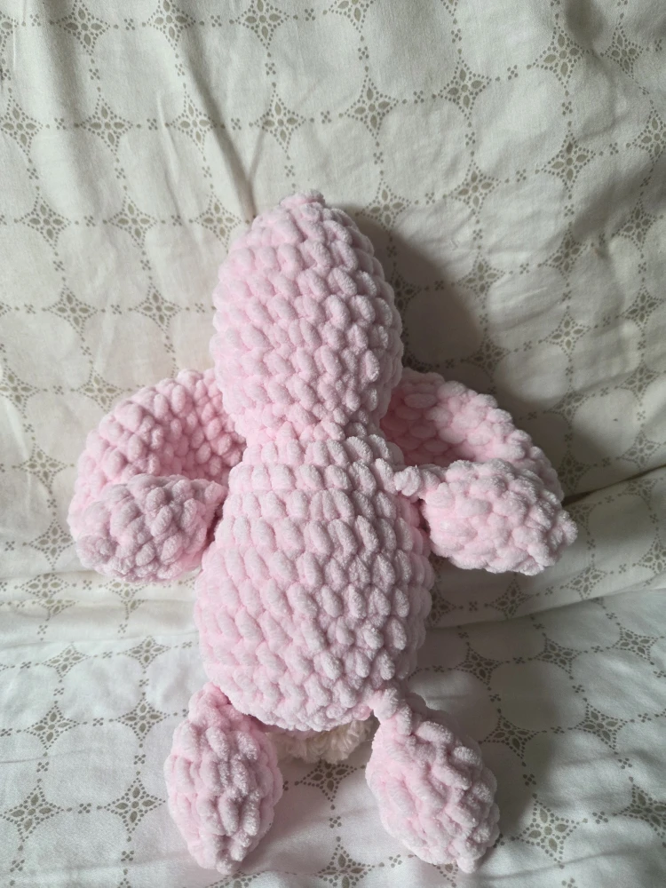 Pink Crochet Stuffed Animal 🥕 - photo 2