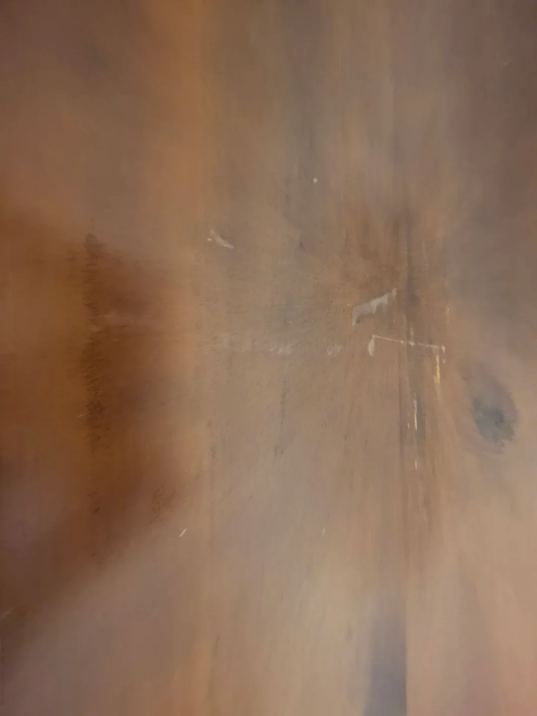 MOVING SALE Dark Wood Console Table with Wicker Baskets image indicator(4)