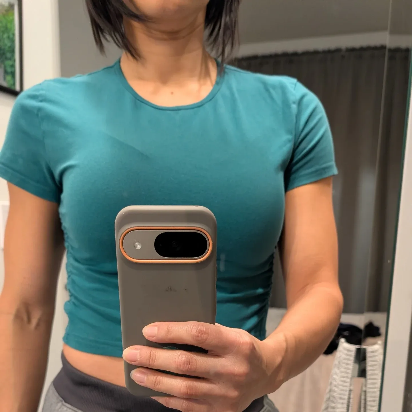 Tna Teal Cropped T-Shirt - Size M image indicator(2)