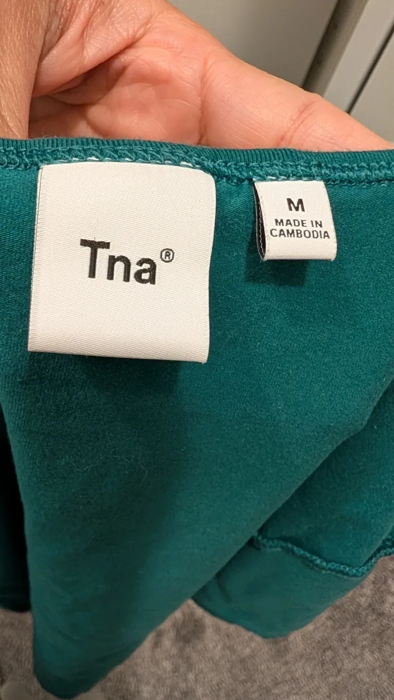 Tna Teal Cropped T-Shirt - Size M image indicator(3)