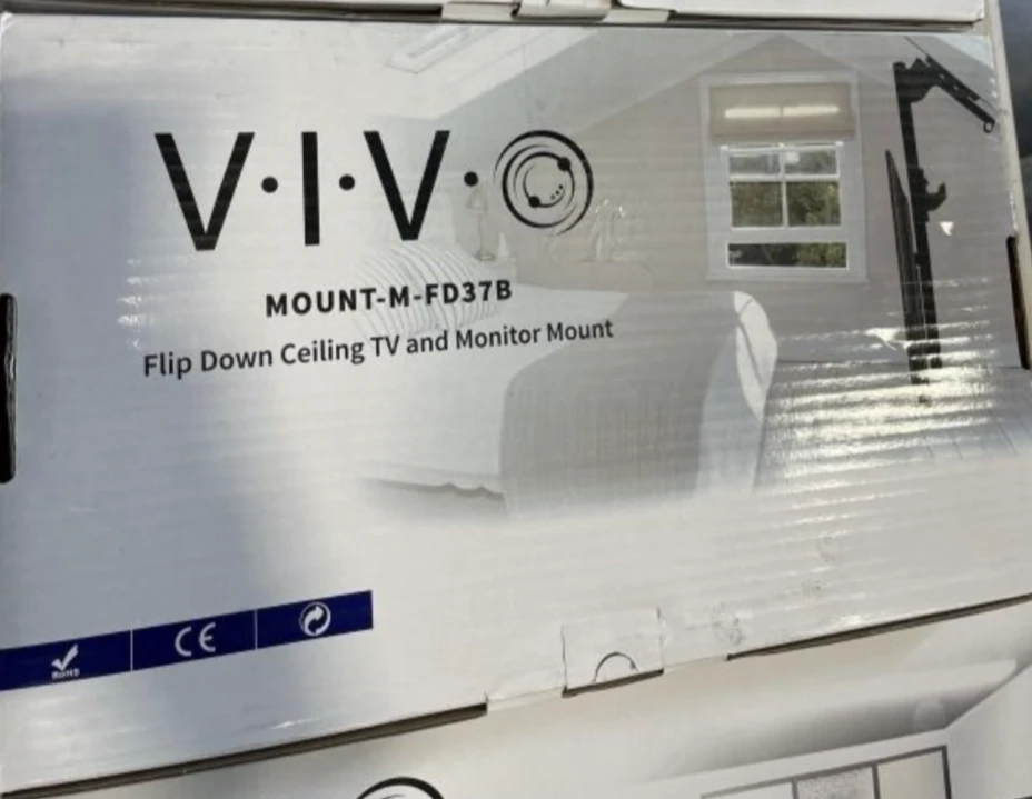 VIVO Flip Down Ceiling TV Mount - NEW