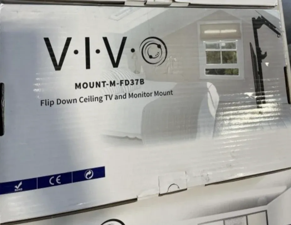VIVO Flip Down Ceiling TV Mount - NEW thumbnail