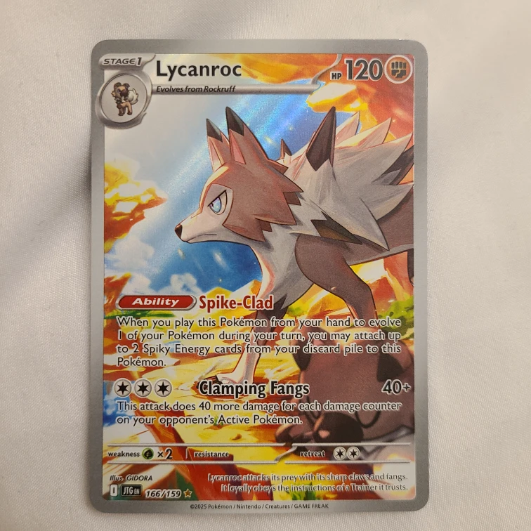 Lycanroc Pokemon Card