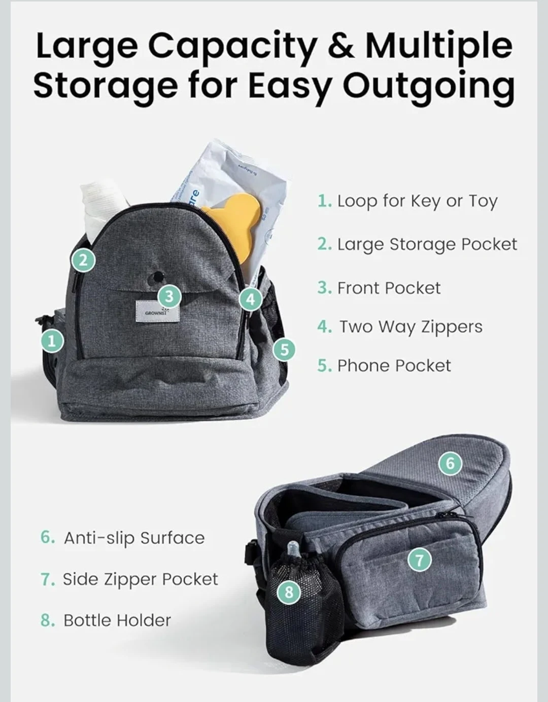 Hip Seat Baby Carrier - photo 3