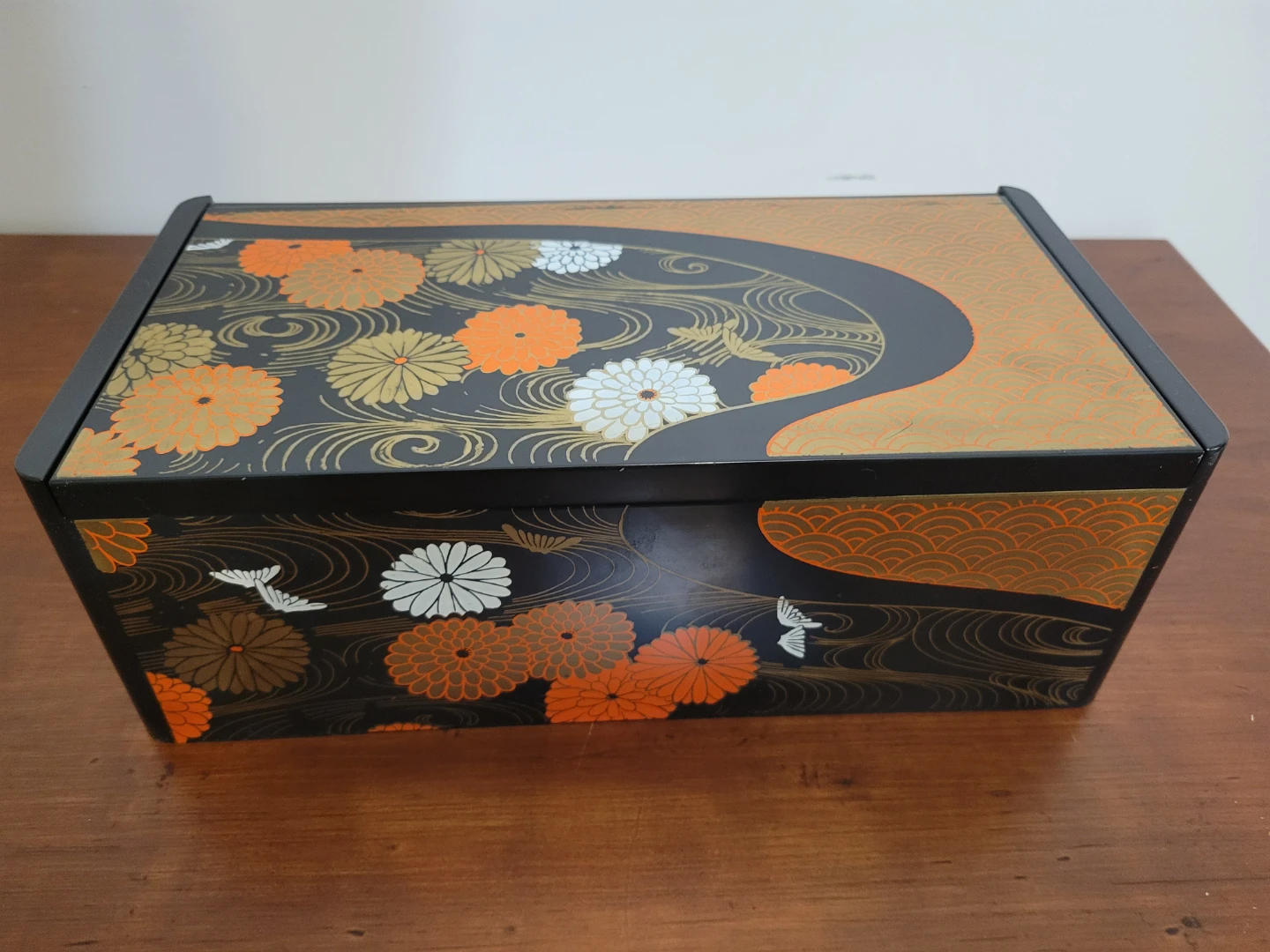 Vintage Tissue Box Cover with Mirror - photo 2