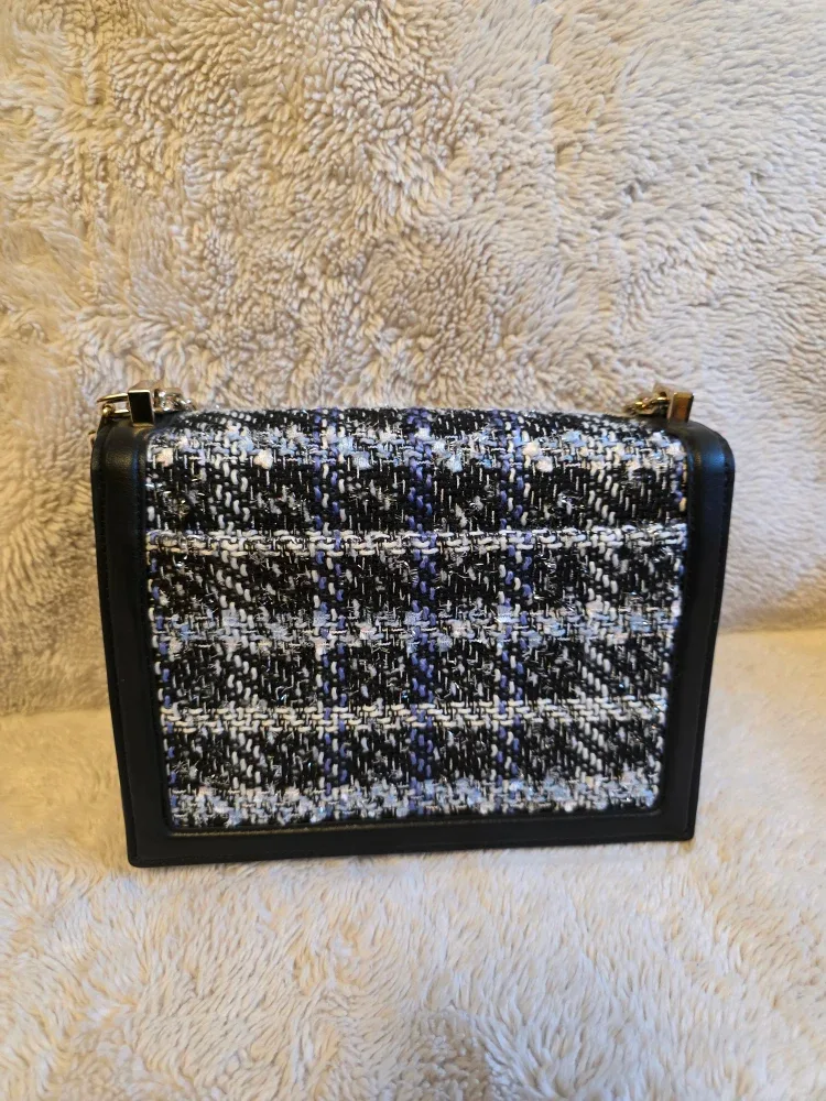 Kate Spade Plaid Tweed Chain Shoulder Bag image indicator(6)