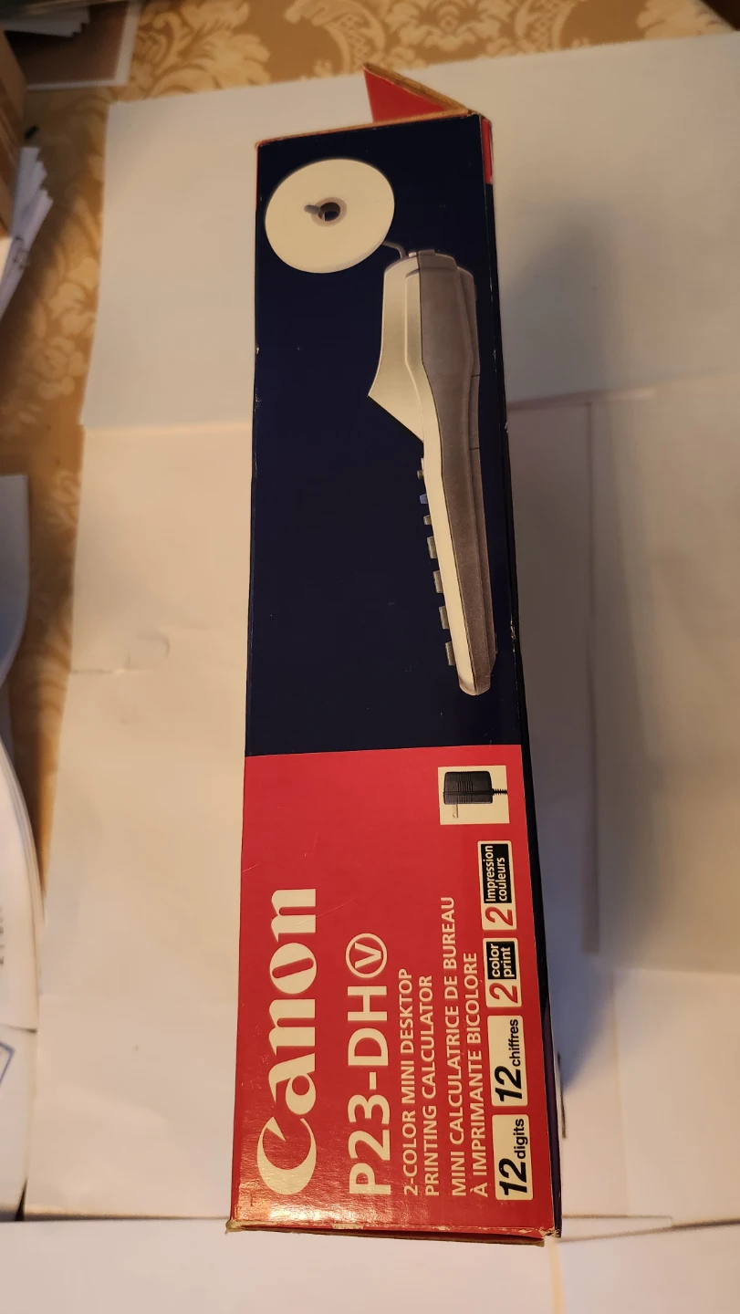 Brand New Canon P23-DH V Mini Desktop Printing Calculator - photo 3
