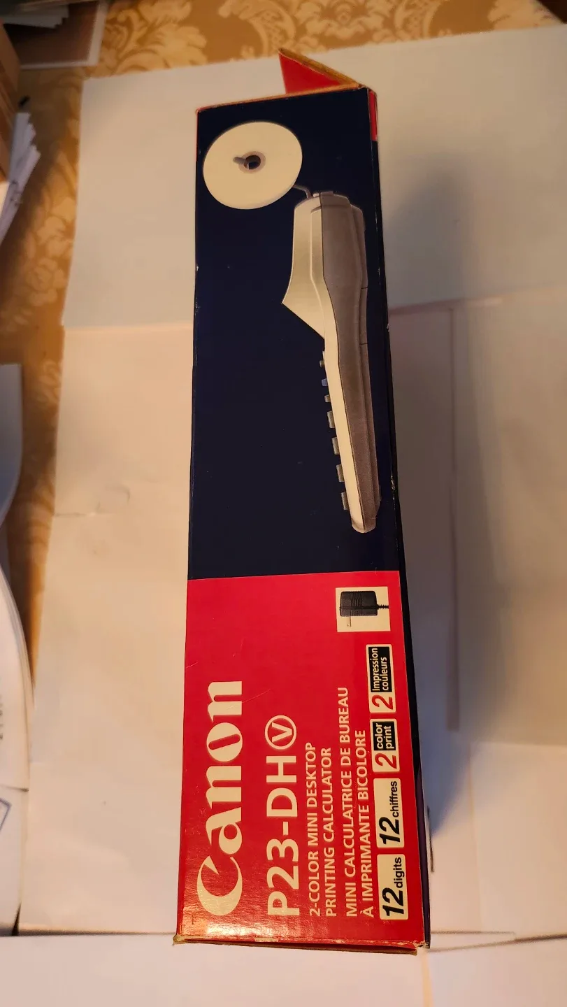 Brand New Canon P23-DH V Mini Desktop Printing Calculator image indicator(3)
