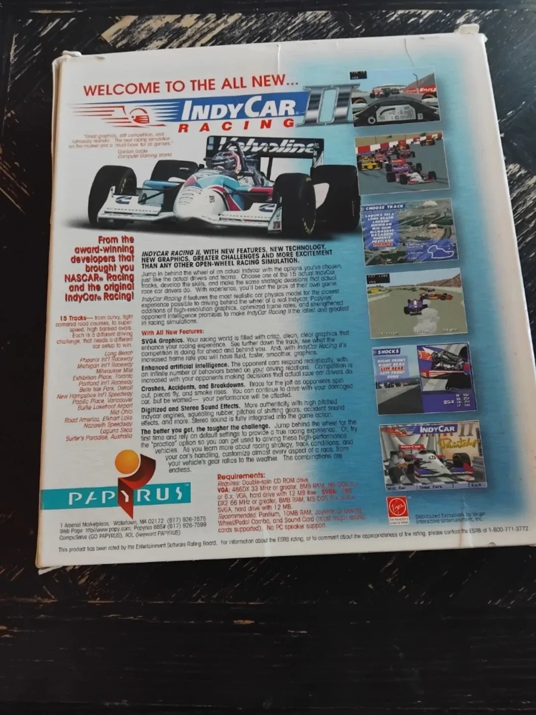 IndyCar Racing II PC Game 1996 image indicator(2)