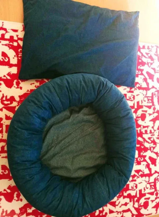 Blue Denim Pet Bed