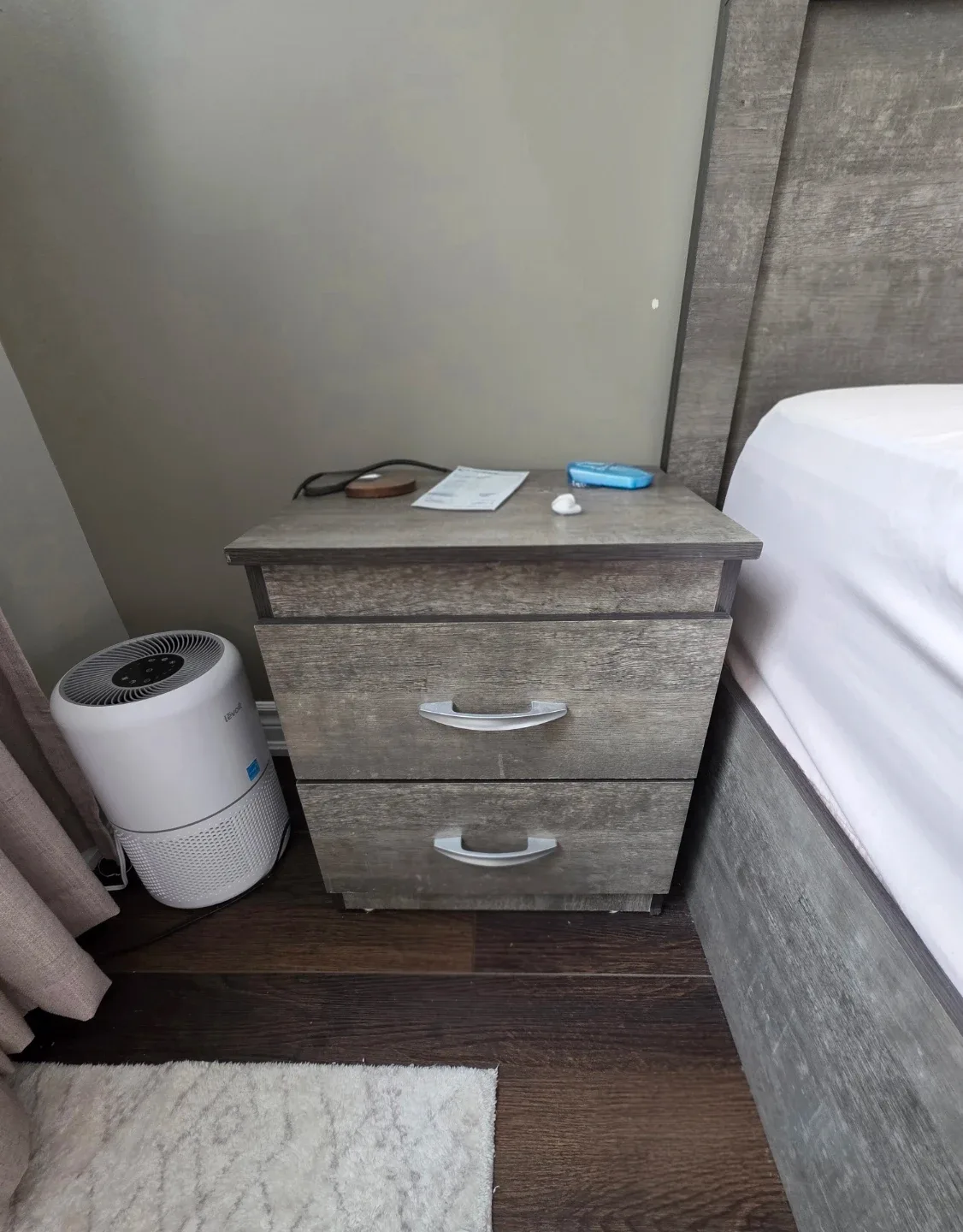 Two 2-Drawer Nightstands