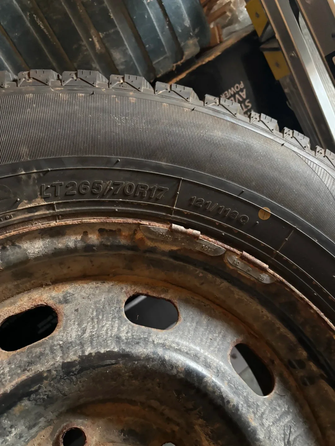 Ice blazers tire for trucks