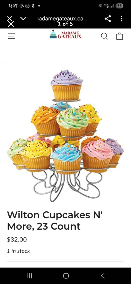 Cup cake holder