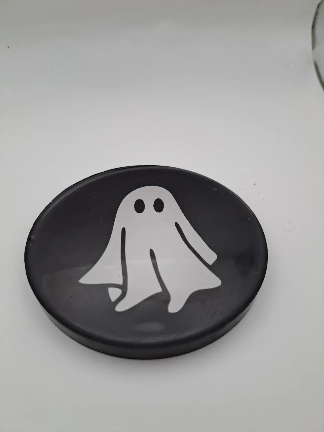 Black Ghost Design Coaster thumbnail