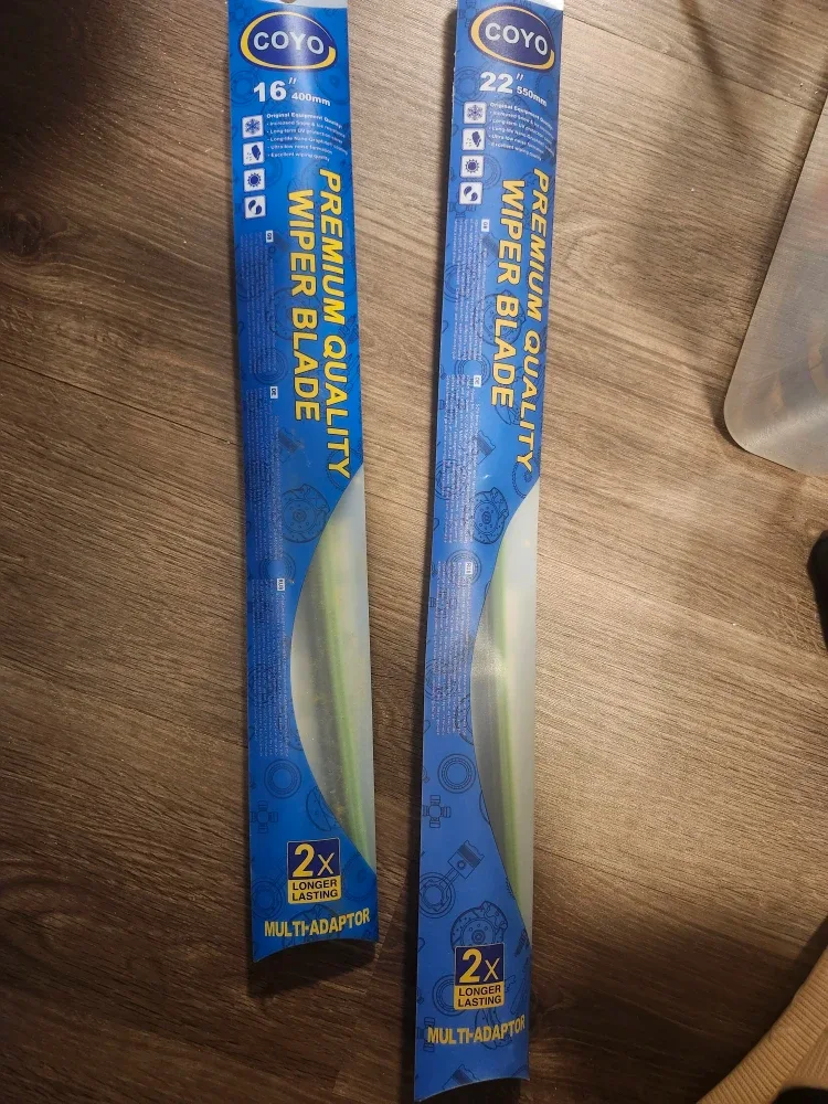 COYO Premium Quality Wiper Blades - 22" & 16"