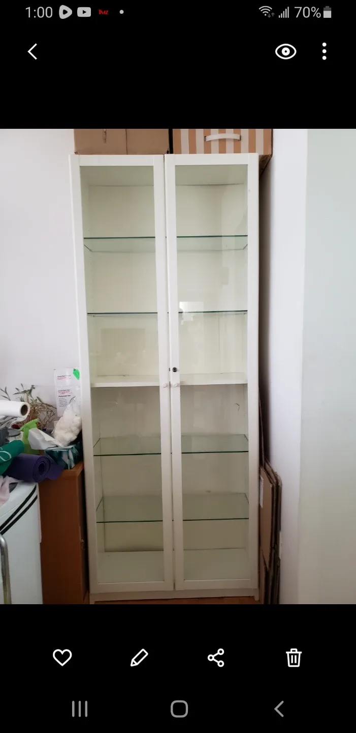 IKEA Billy Bookcase with Glass Doors image indicator(2)