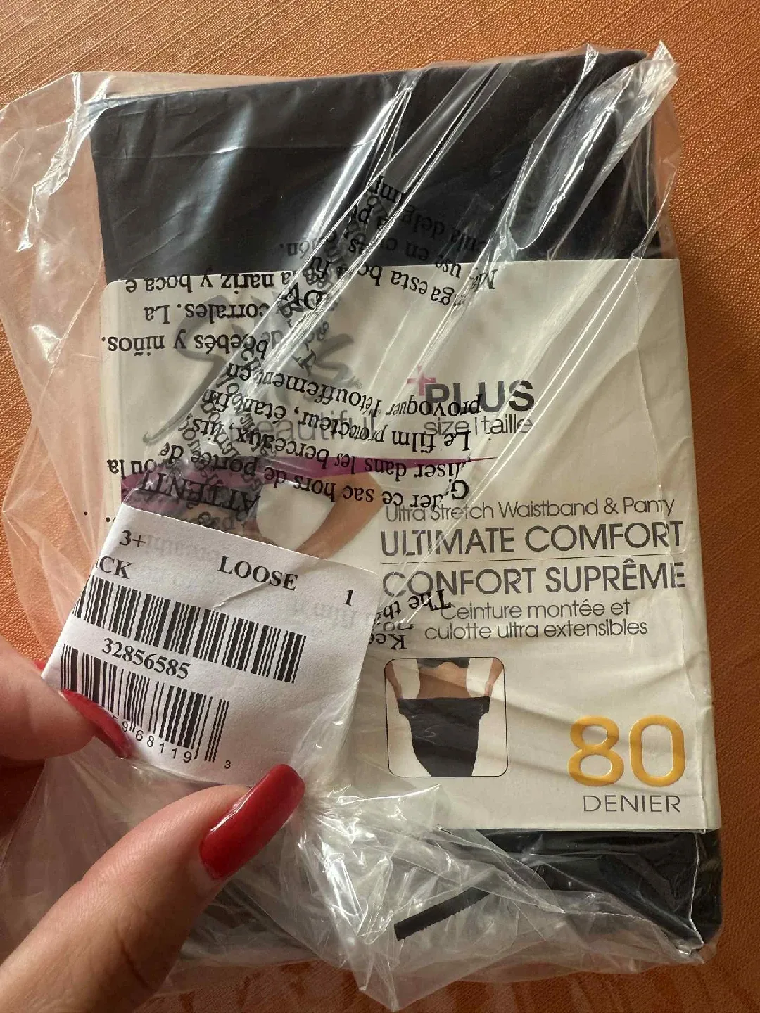 Silks Black Tights Plus Size 3+ image indicator(2)