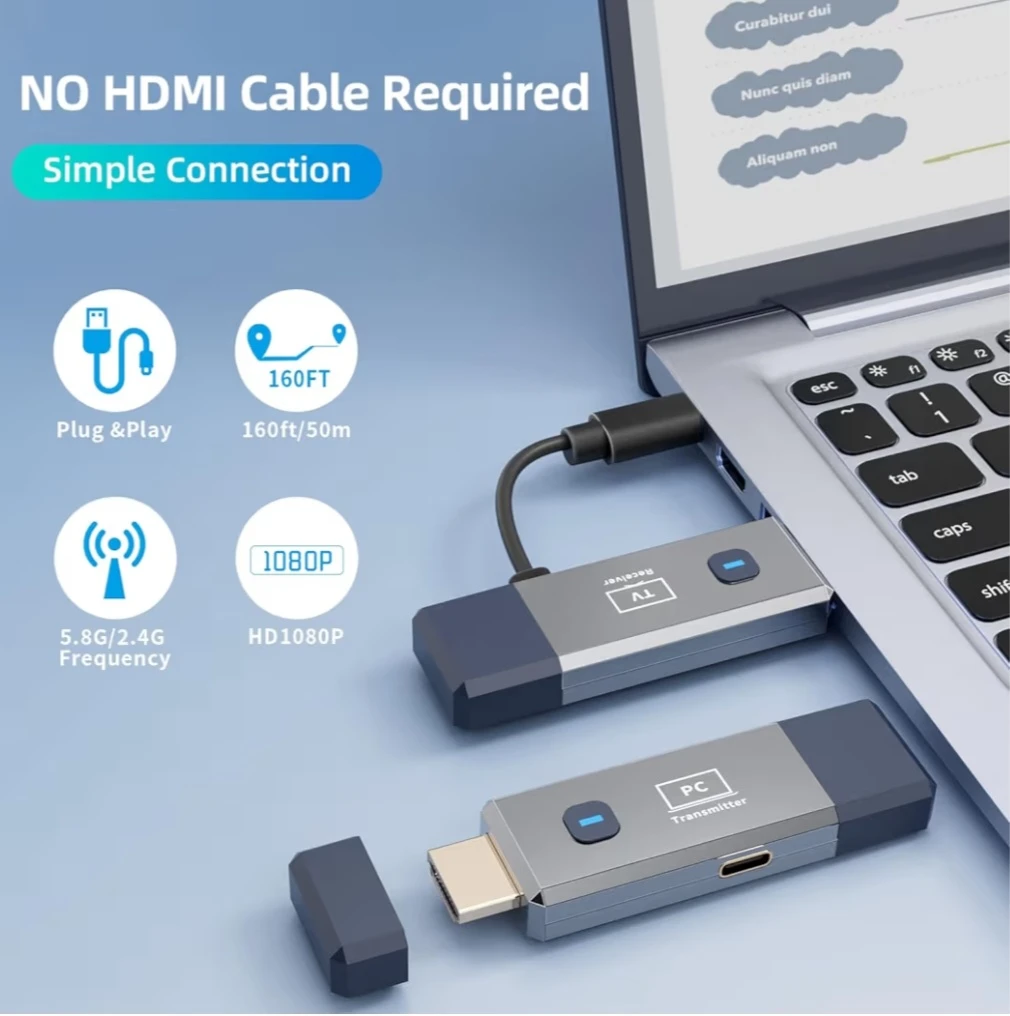 Wireless HDMI Transmitter and Receiver - photo 4