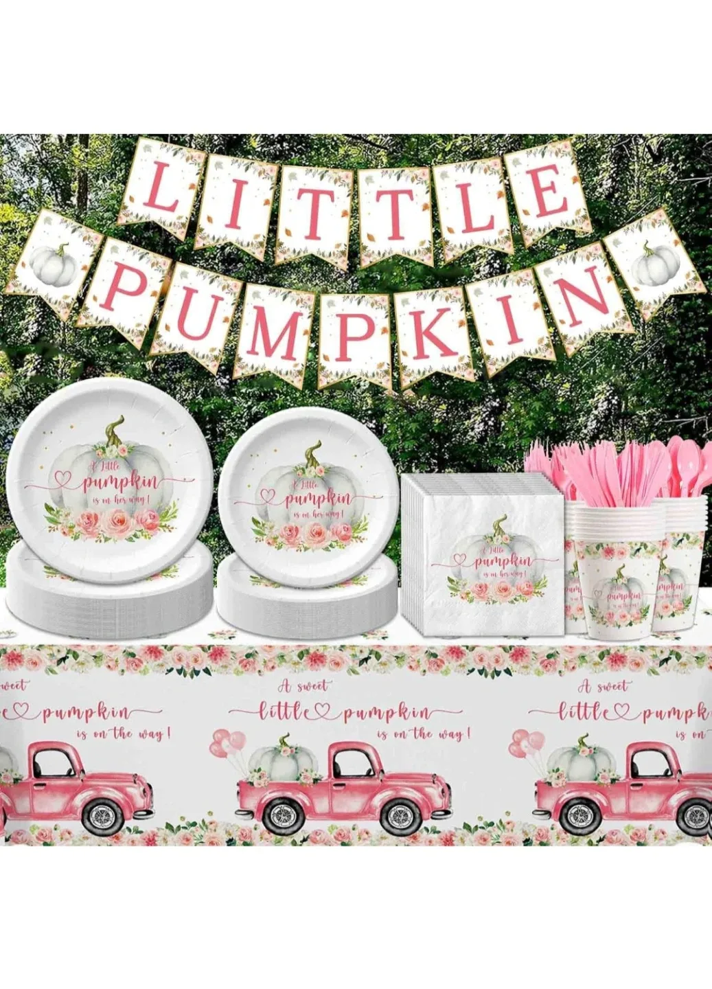 Little Pumpkin Party Supplies Kit image indicator(2)