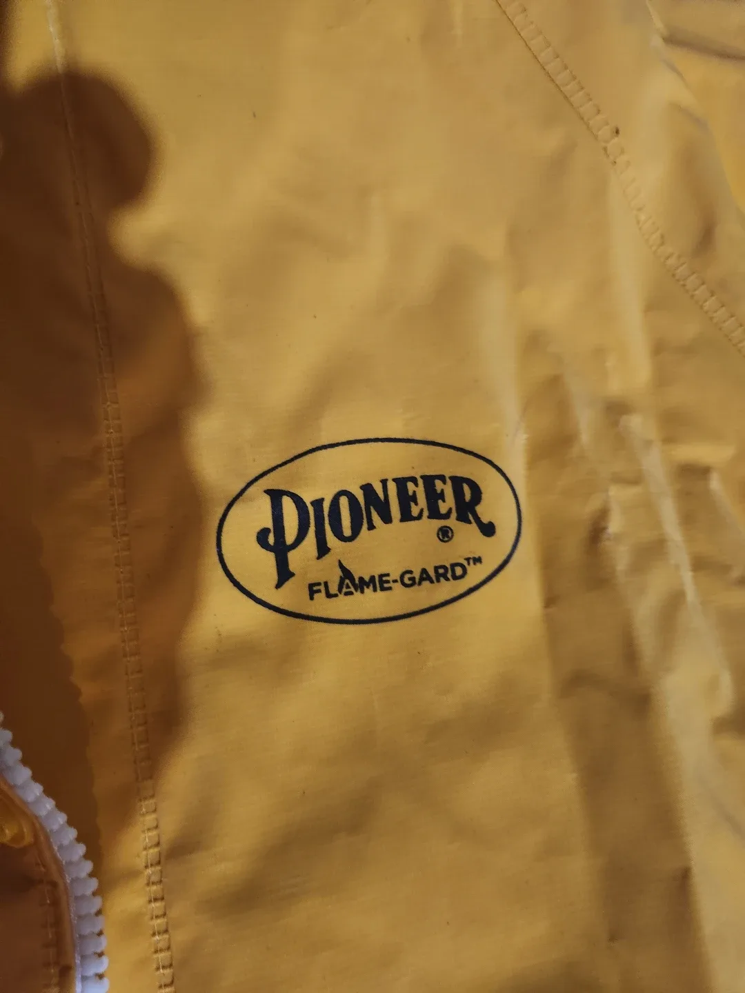 Pioneer Flame-Gard Yellow Rain Jacket - Size L image indicator(2)