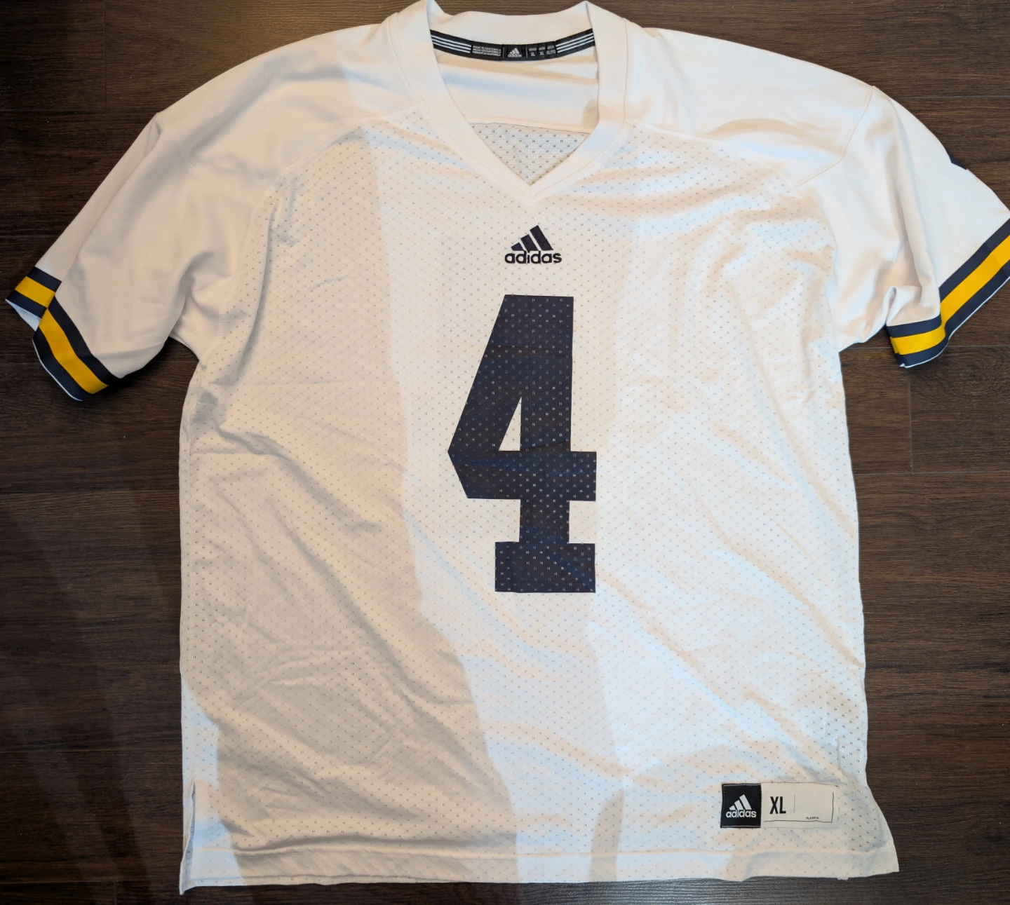 Adidas Michigan Wolverines #4 Jersey - XL