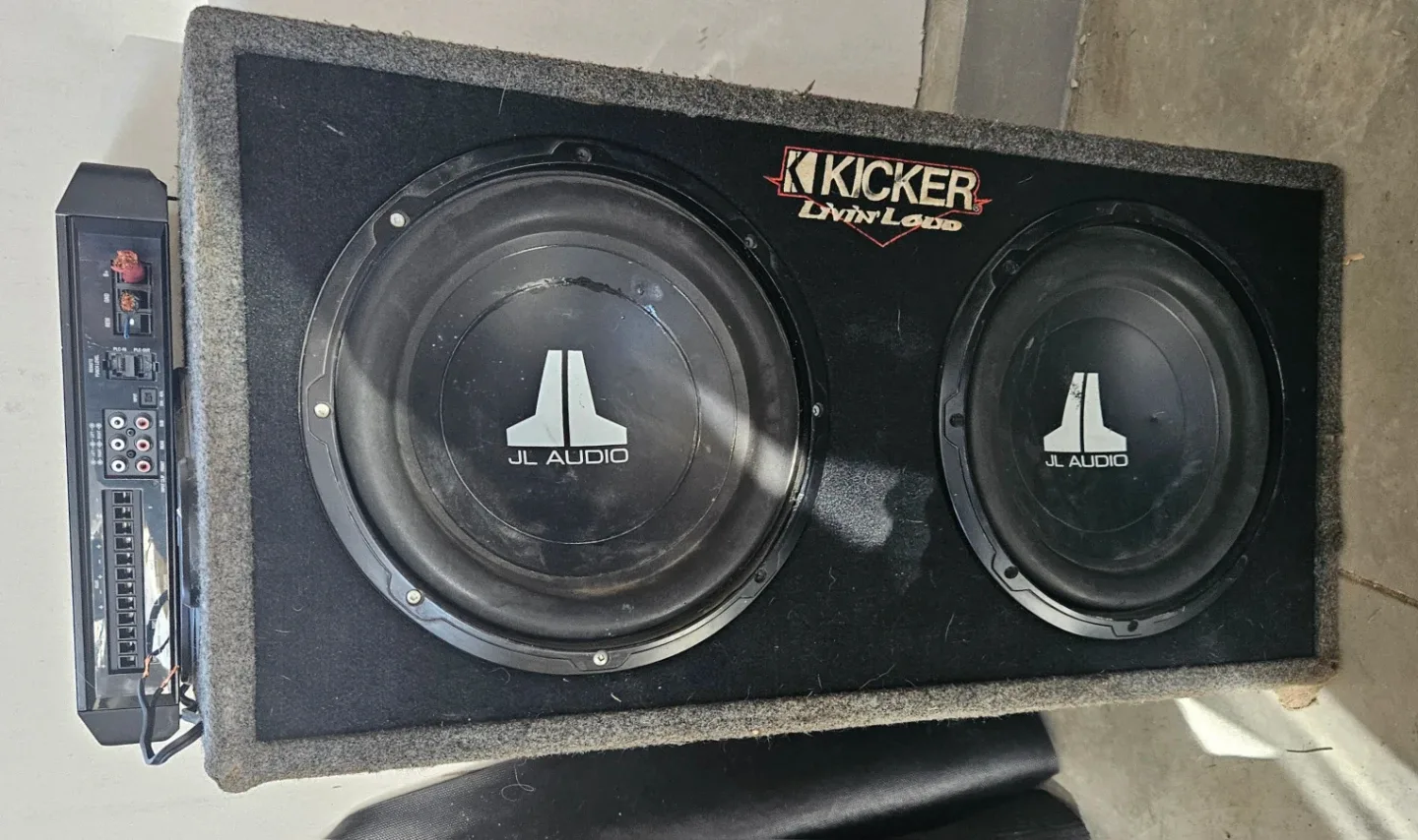 Rockford Fosgate P1000X5 Amplifier & Kicker Subwoofer