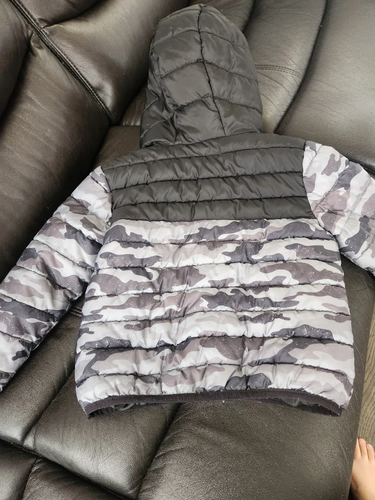 George Camo Puffer Jacket - Size XS (4-5) - photo 2