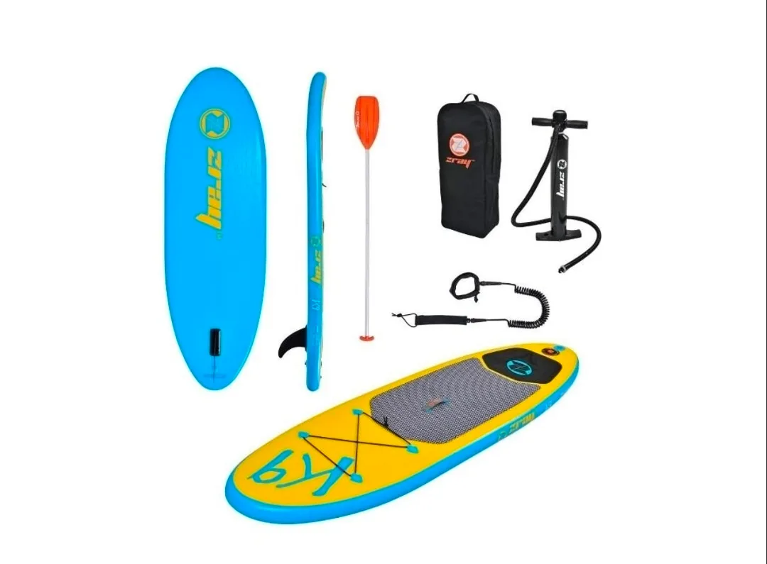 (SUP) Stand-Up Paddle Board - Blue, Black & Yellow