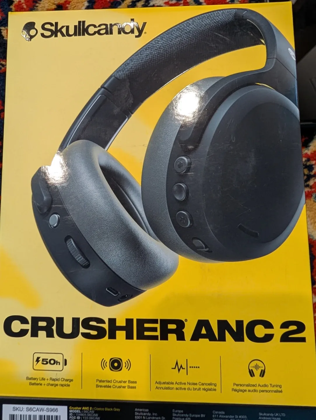 Skullcandy Crusher ANC 2 Headphones - Like New! image indicator(2)