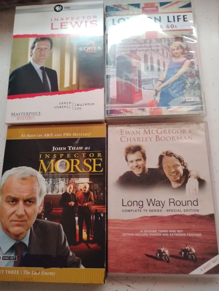 Inspector Lewis, Morse, Long Way Round DVD Set
