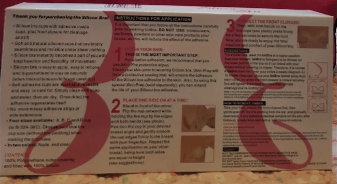 NEW!! Push Up Silicon Bra image indicator(4)