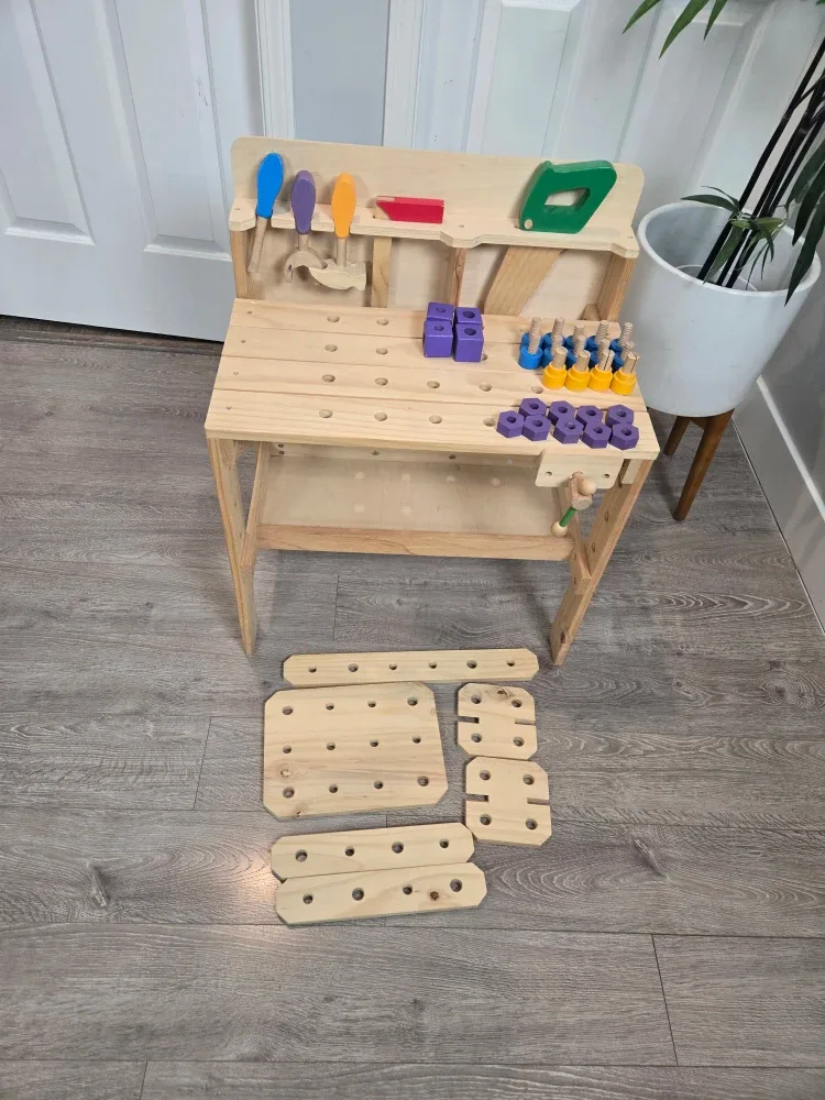 Kids wooden tool bench image indicator(2)