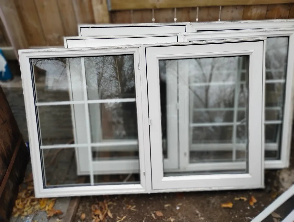White Framed Windows