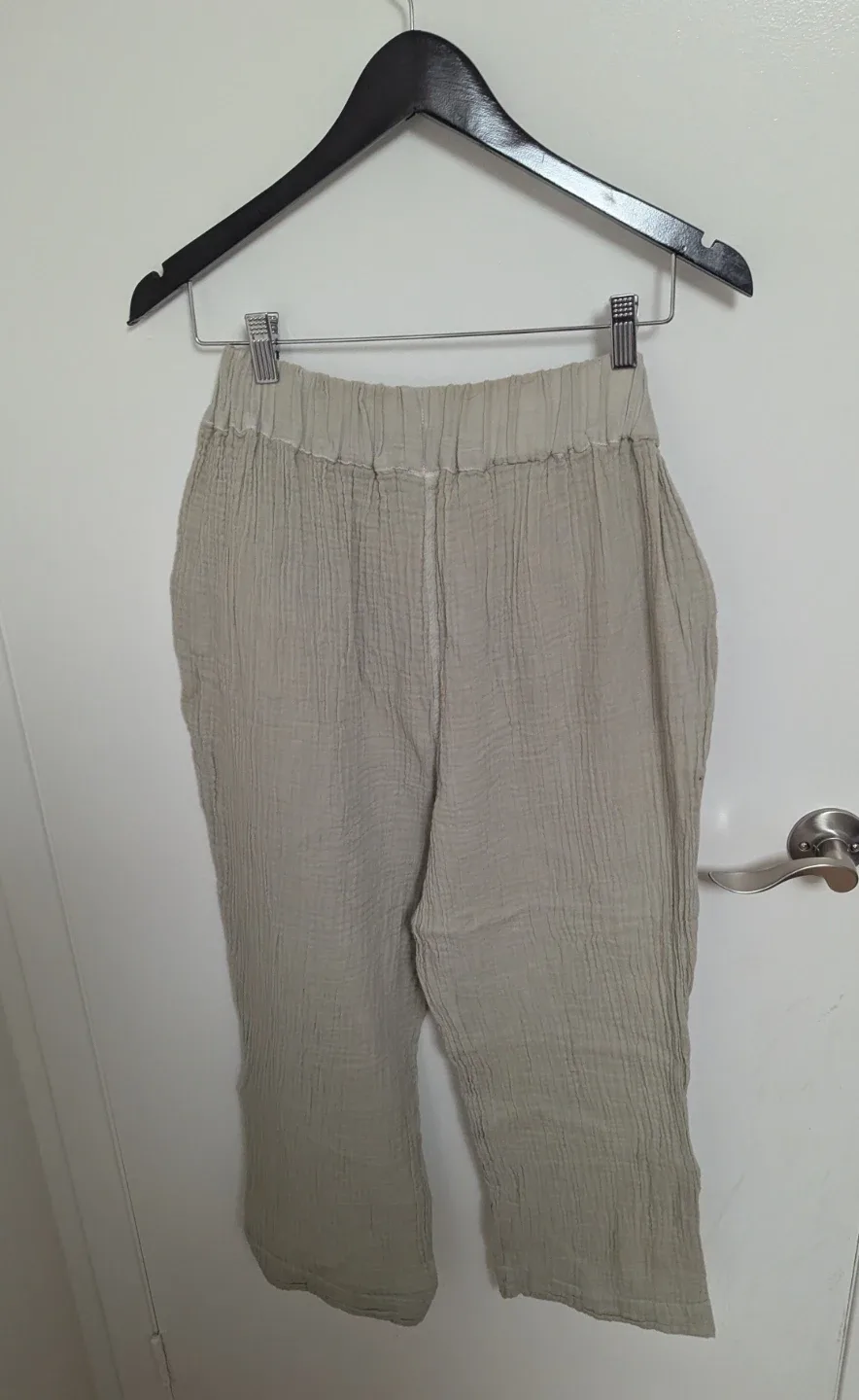 Brand New The Post Office Sandy Crop Pant Chalk - Women's Small image indicator(4)