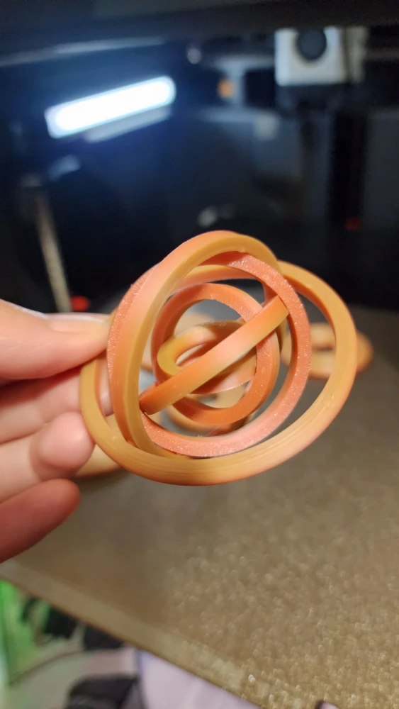 3D Printed Ring Gyro Fidget Spinning Toy