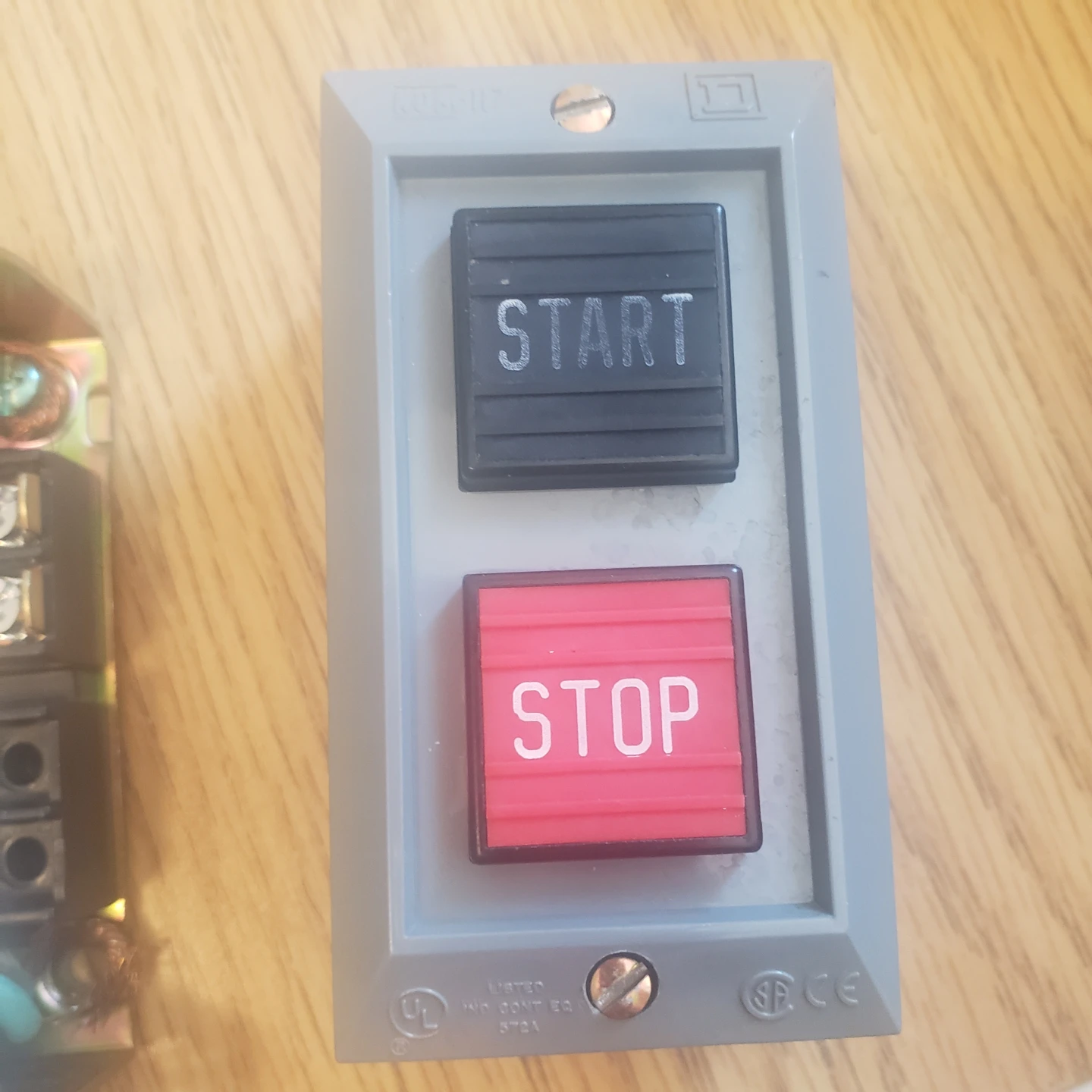 Square D Start-Stop switch