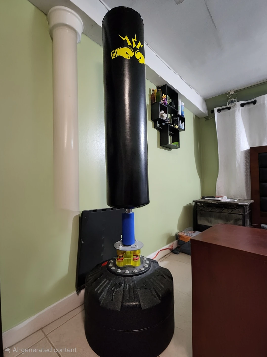 Freestanding Punching Bag - Black
