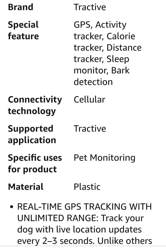 Brand New Tractive Smart Dog GPS tracker image indicator(8)