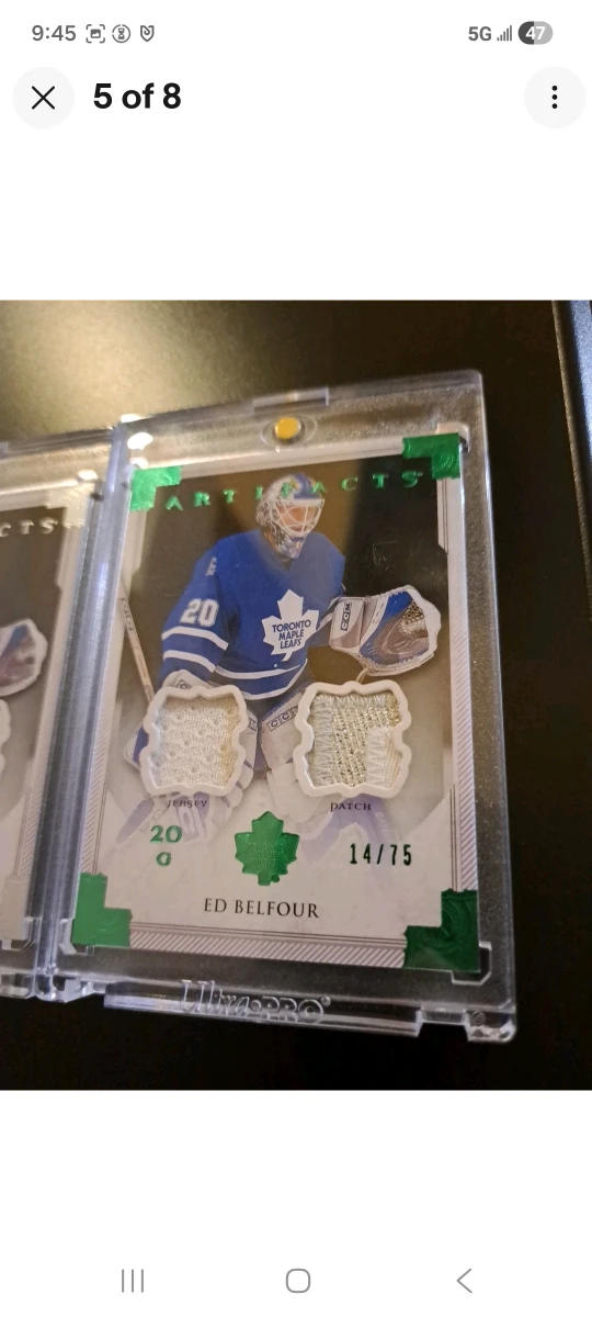 Ed Belfour Toronto Maple Leafs Artifacts Hockey Card Lot - photo 5