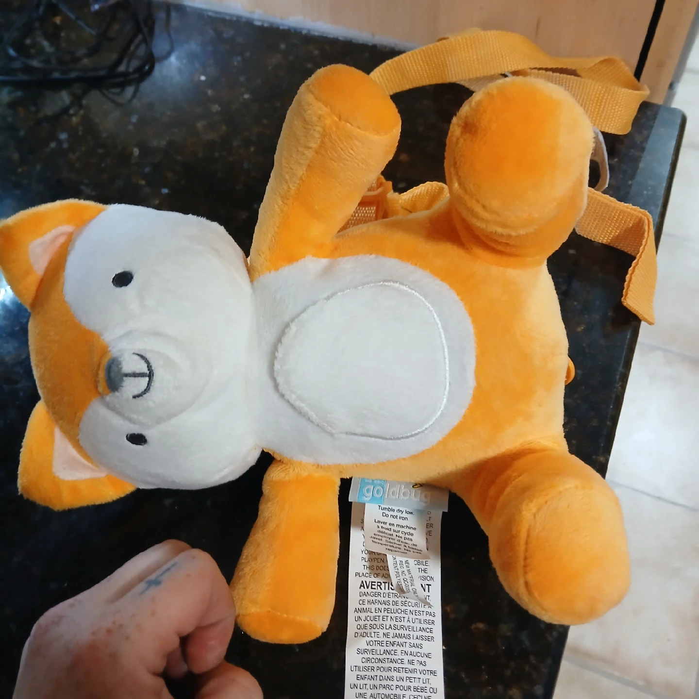 Goldbug Fox Toddler Backpack