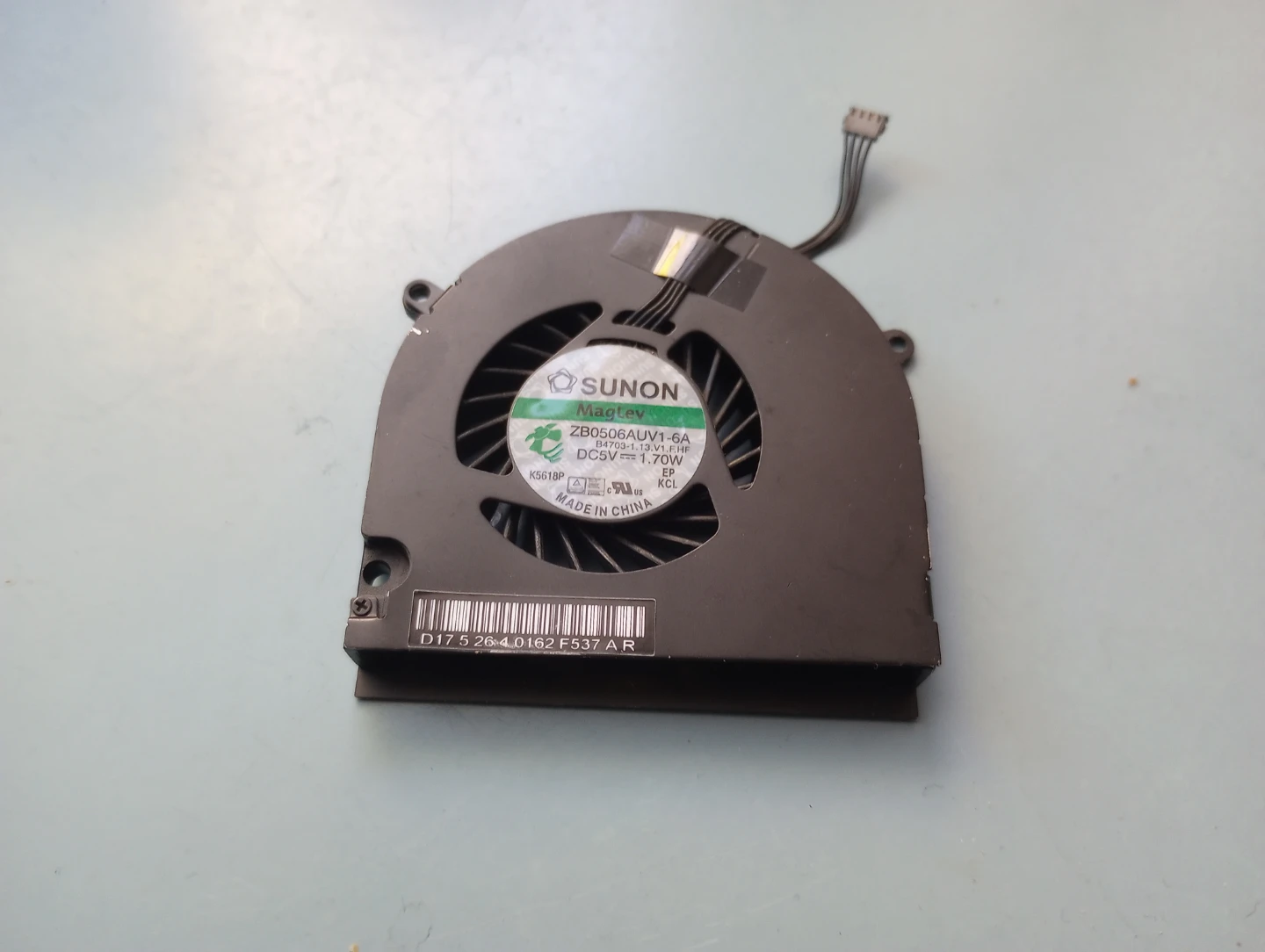MacBook pro CPU cooling fan A1278